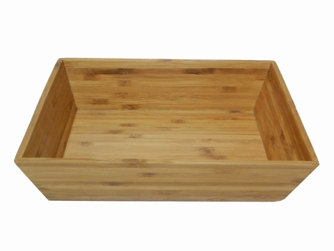 Natural bamboo bread basket